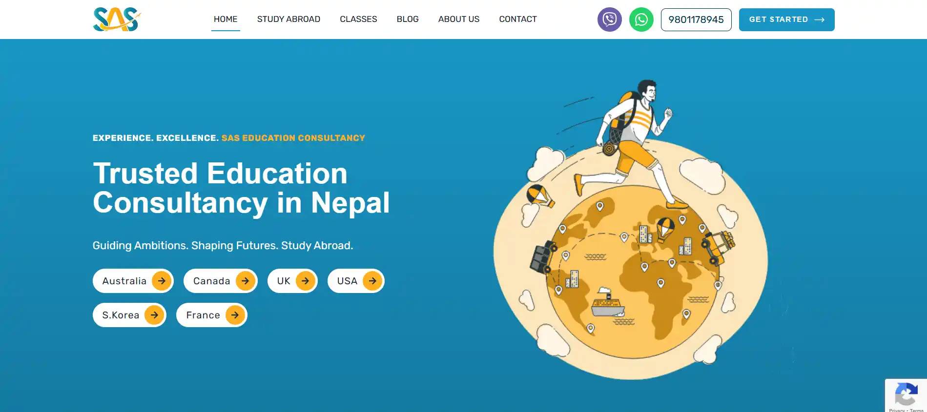 SAS Education Consultancy Nepal – SEO case study showing 2 million impressions in 3 months